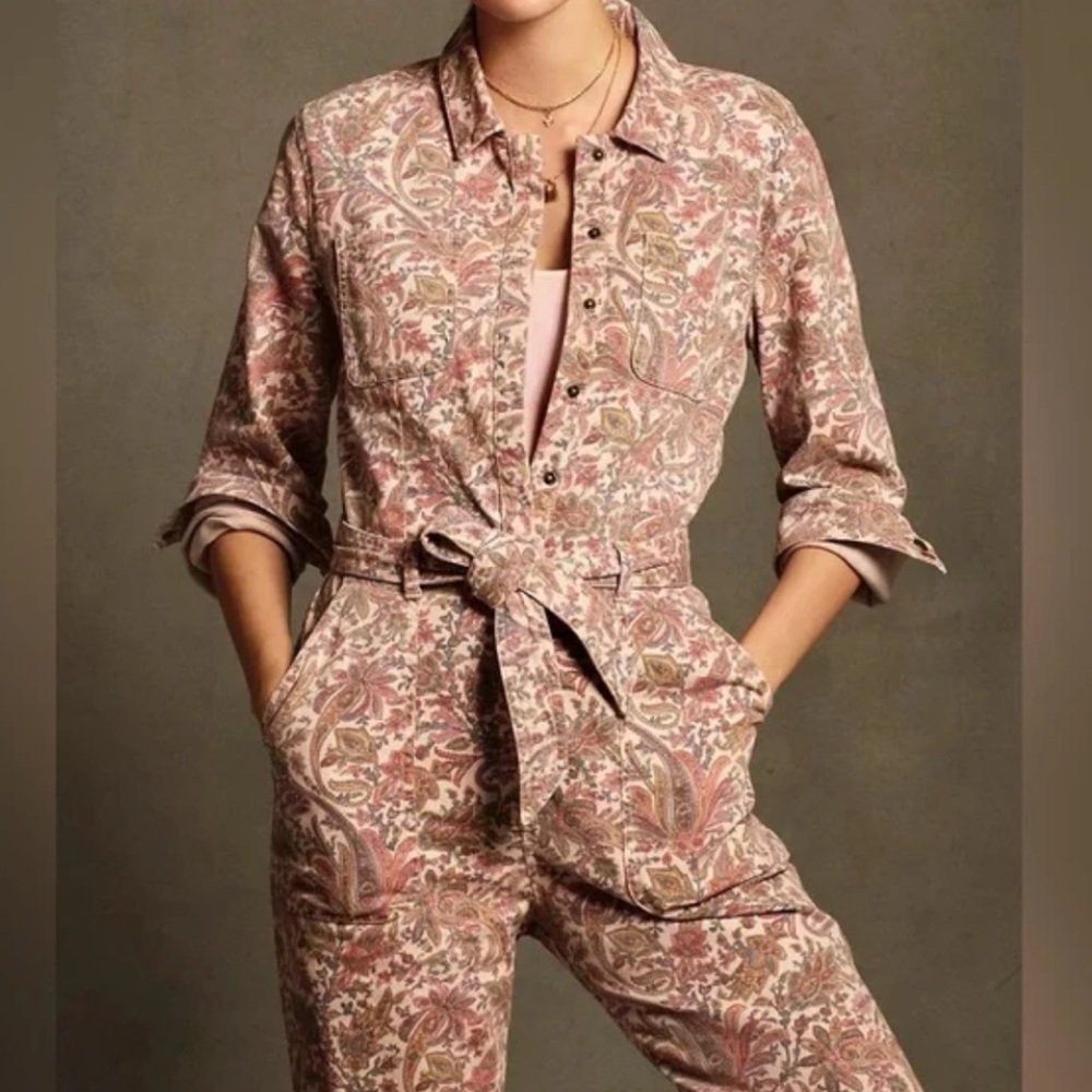 Anthropologie  paisley jumpsuit